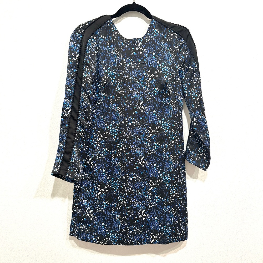 Banana Republic Satin Long Sleeve Dress